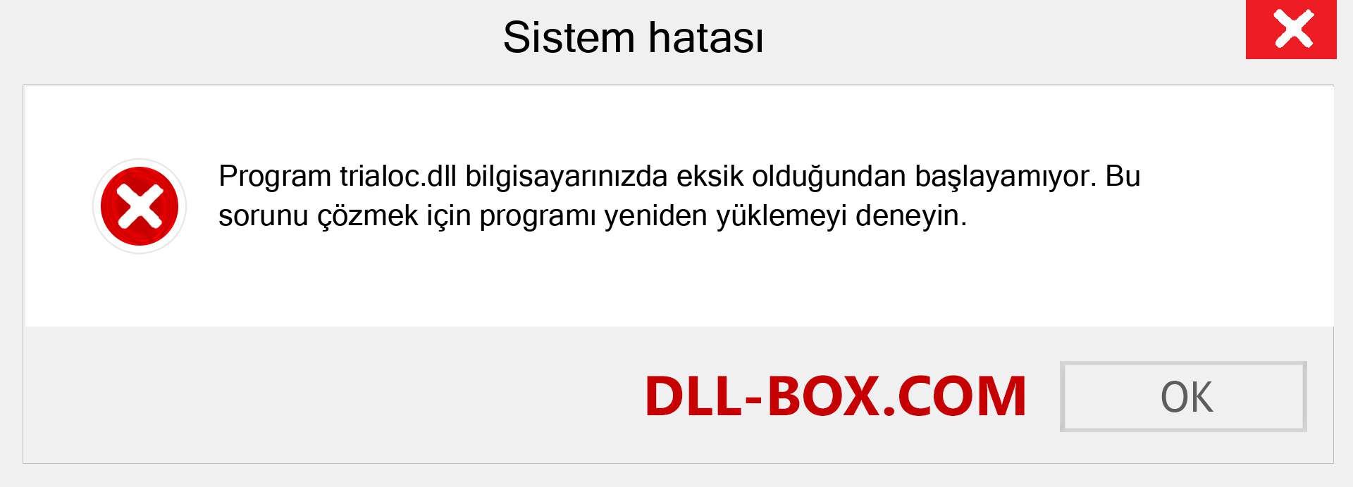 trialoc.dll dosyası eksik mi? Windows 7, 8, 10 için İndirin - Windows'ta trialoc dll Eksik Hatasını Düzeltin, fotoğraflar, resimler